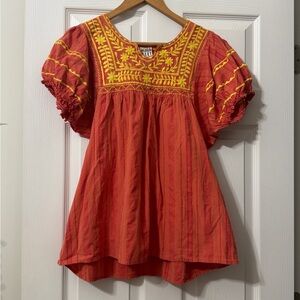 Sister Mary embroidered top